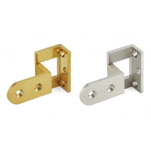 Brass Overlay Door Angle Hinge